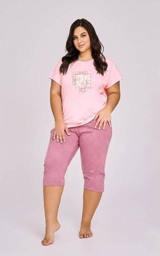 3414 Isla Damen-Pyjama Taro – rosa