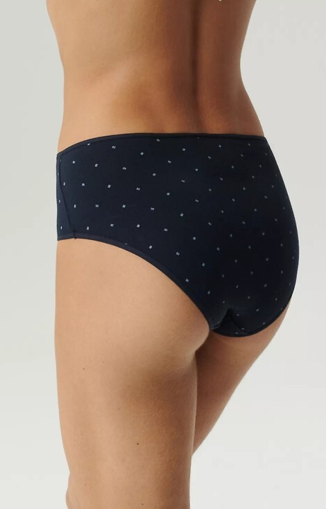 3LP-220 Klassisches Damenhöschen Atlantic - Beige-Lavendel-Marineblau