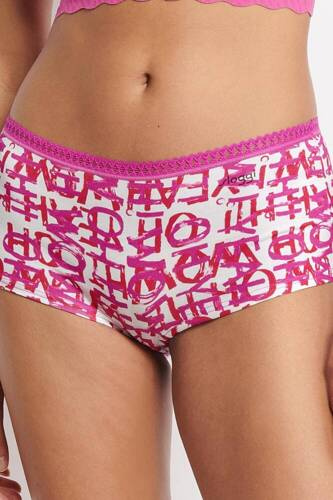 GO Crush Short C3P Damen Shorts 3er-Pack Sloggi - rot pink