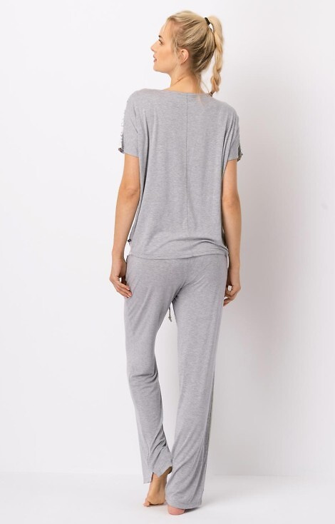LNS 546 Key Damenpyjama – Grau