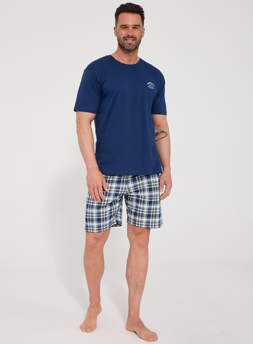 Herren-Pyjama Cornette 326/342 Rocky Mountain 100% Baumwolle Kurz