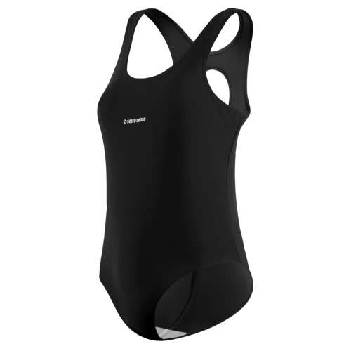 BW691 Sesto Senso Mädchen-Badeanzug, schwarz