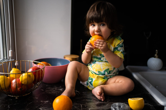 Babybody Milk&Love Zitronen Baumwolle Kurzarm