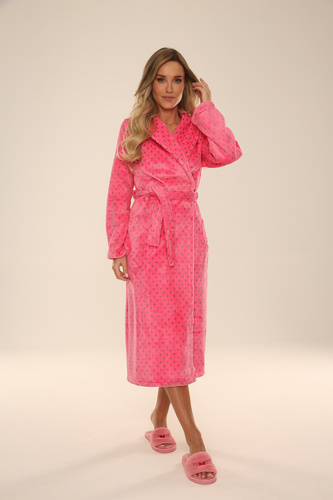 548 Melanie Langer Morgenmantel für Frauen Forex - Himbeere