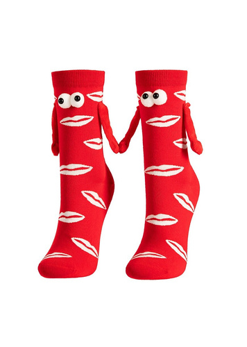 Socken Friends CSLW250-009 Moraj – Symbolische Socken mit 3D-Augen und magnetischen Händchen
