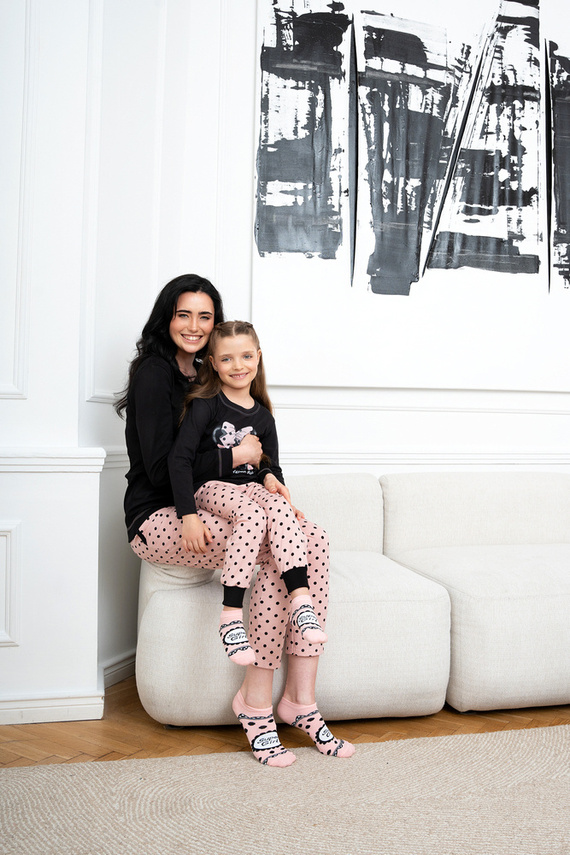 Bonilla Mädchen Schlafanzug Italian Fashion - schwarz/print 