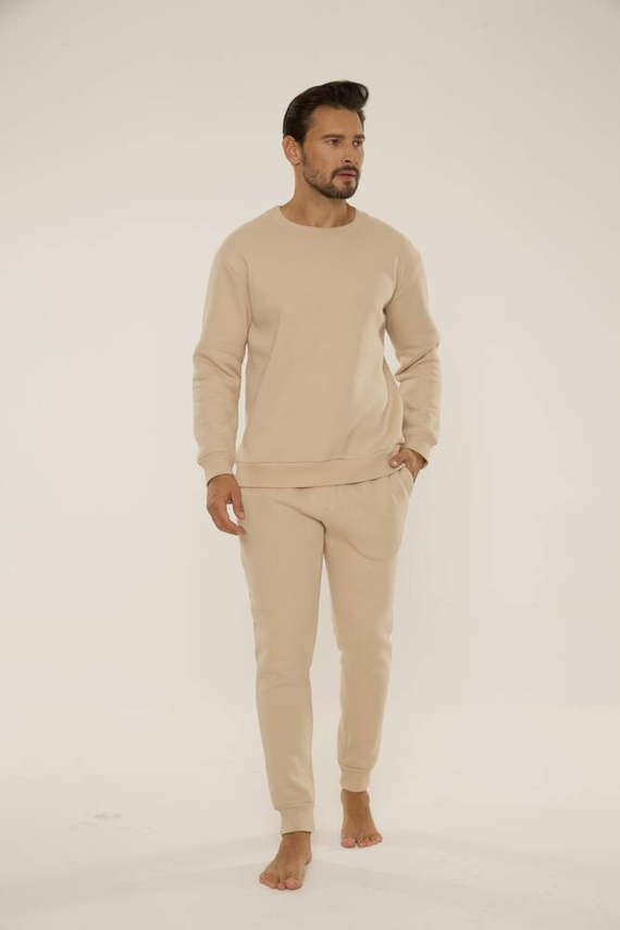 813 Indigo Herren Trainingsanzug von De Lafense - sand