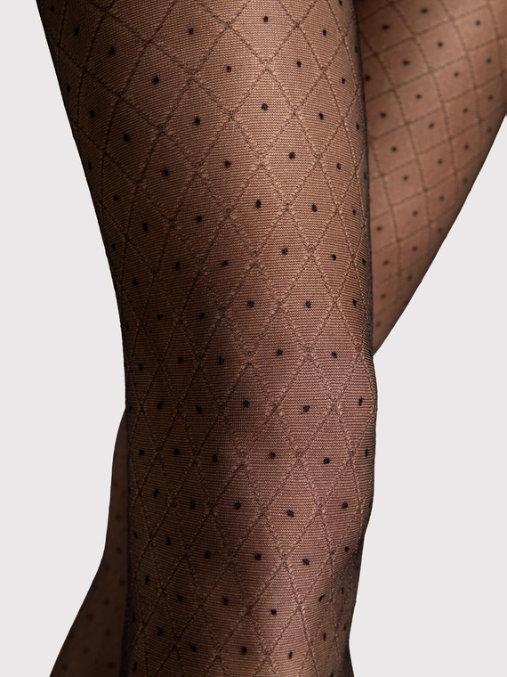 Strumpfhose Fiore Maribel G6130 20 den geometrisches Muster matt