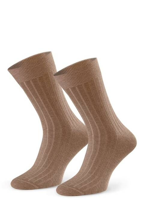art.053 Herrensocken aus Bio-Baumwolle Steven – 001 beige