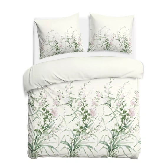 31513/1 Darymex Flanell-Bettwäsche, Beige, Löwenzahn – Set, 100 % Baumwolle, warm und weich