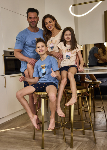 326/169 Cooler Cornette Herrenpyjama, blau