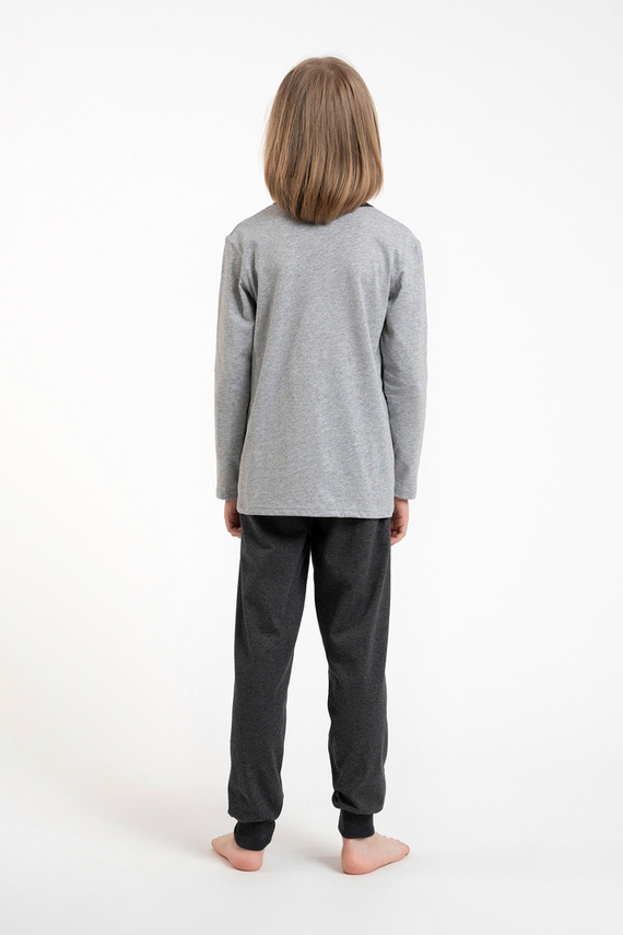 Morten Schlafanzug für Jungen Italienische Mode melange/c.melanż