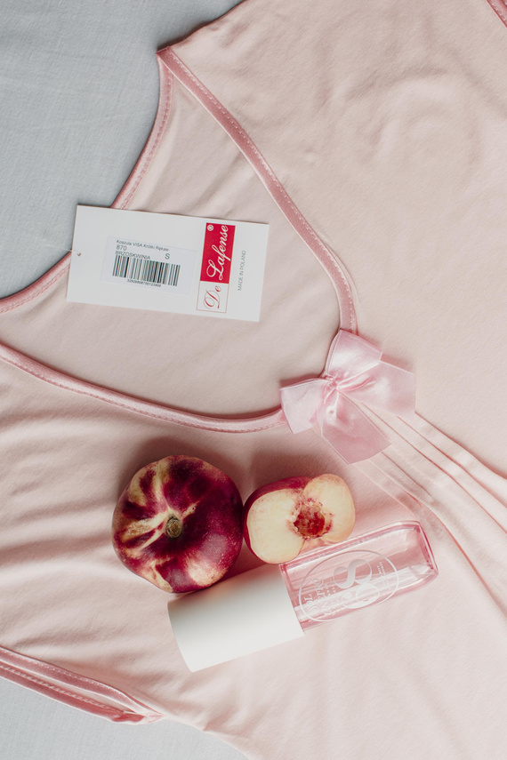 870 Visa De Lafense Nachthemd - Pfirsich