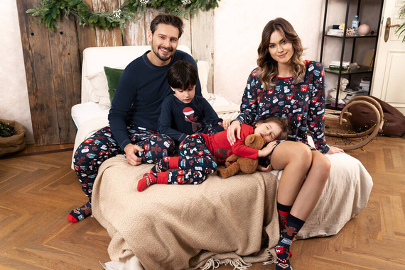 Makala Kinderschlafanzug Italian Fashion - navy blau/print 