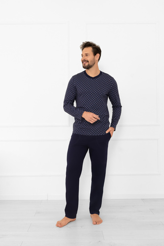 Gerard Italian Fashion Herren Schlafanzug - Baumwolle, langarm und Hose