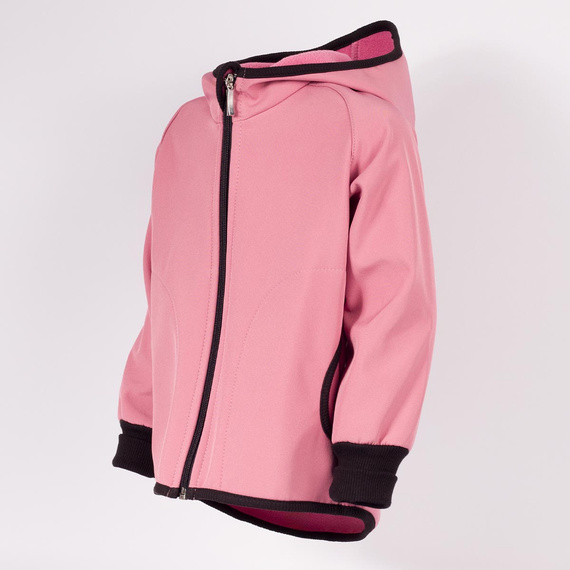 229001 Nicol Softshelljacke für Mädchen mit Kapuze, Fleece, Reflektoren
