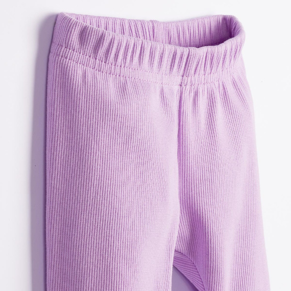 Mädchenhose Nicol Tosia 225019 aus Baumwolle, fliederfarben, mit Bündchen