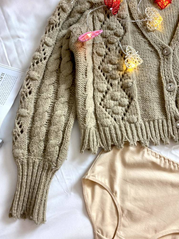 018 Sara Hochgeschlossener Slip De lafense - beige