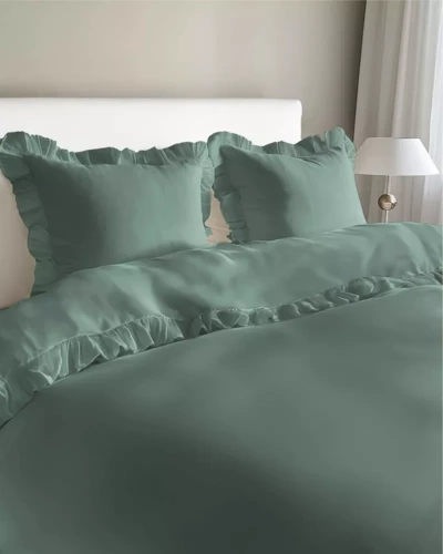 Pure 23 Einfarbige Baumwollbettwäsche Detexpol mint