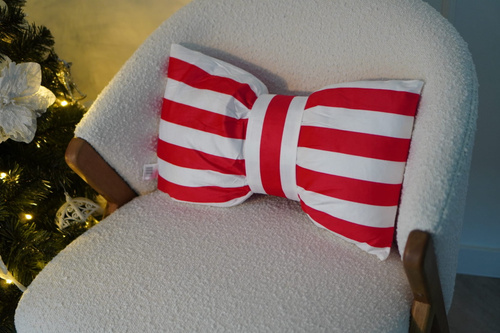 Weihnachtsschleifenkissen 30x50 Samt von Needle and Thread - Weihnachtsdekoration