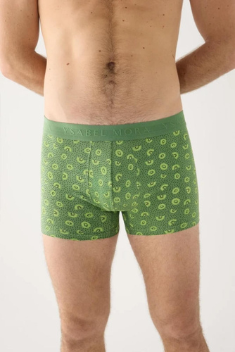 Ysabel Mora 20481 Herren-Set Boxershorts + Socken Kiwi Grün Baumwolle