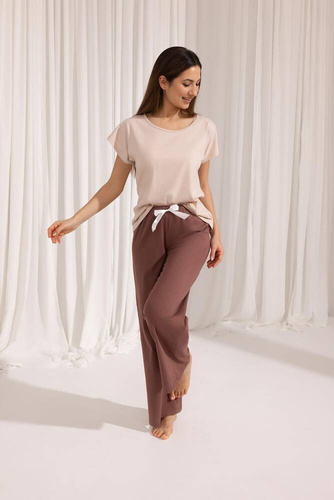 699 Regina Damenpyjama – Beige