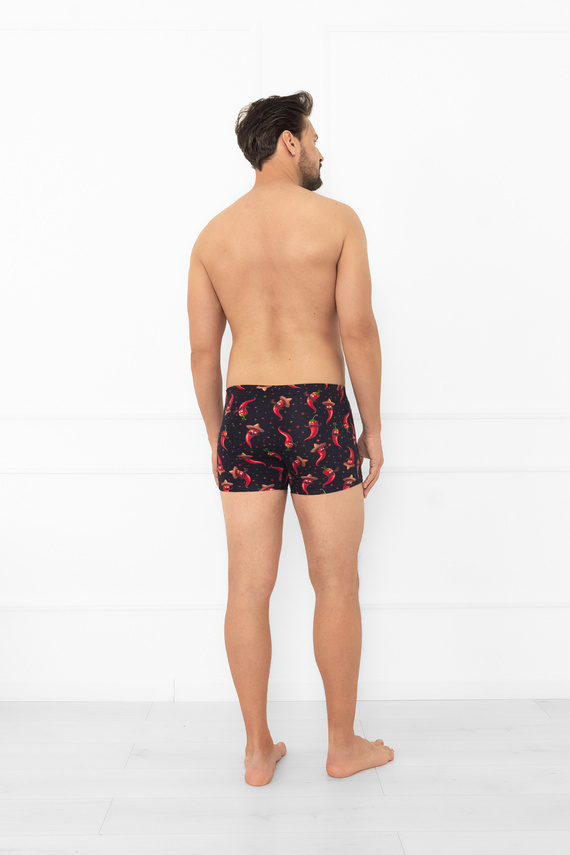 Roger - Herren-Boxershorts mit Chili-Paprika | Italian Fashion