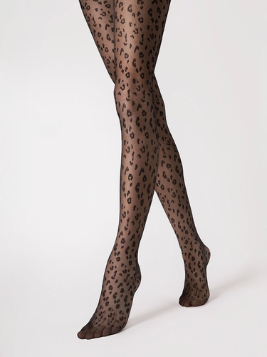 G 6122 Jungle Fiore Strumpfhose 20 den - schwarz