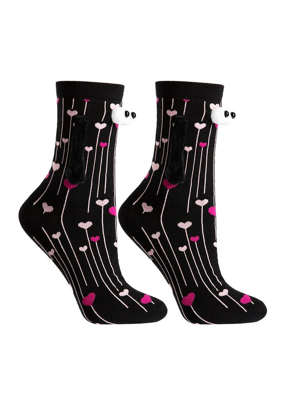 Socken Friends CSLW250-009 Moraj – Symbolische Socken mit 3D-Augen und magnetischen Händchen