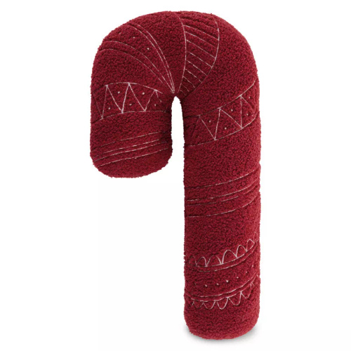 Chp 07AEurofirany Weihnachtskissen 27x46 – Zuckerstange, Bouclé-Imitat, Rot und Weiß