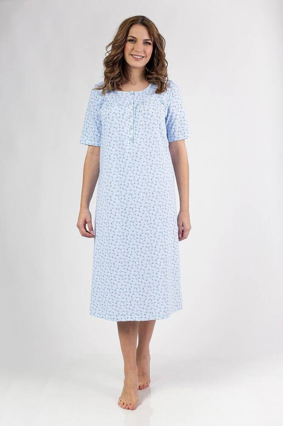 013 Regina Nachthemd – blau