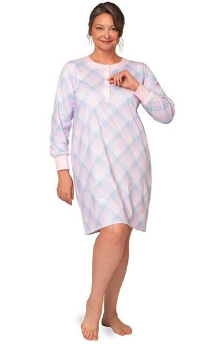 257 Agata III Interlock Martel Nachthemd – Rosa