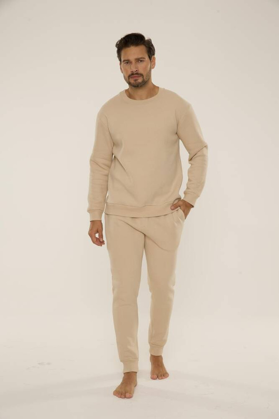 813 Indigo Herren Trainingsanzug von De Lafense - sand