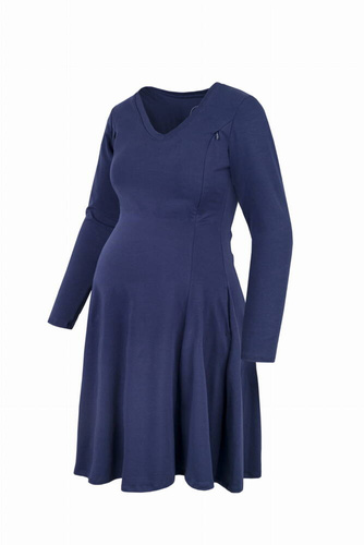 Umstands- und Stillkleid von Milk&Love, Marineblau