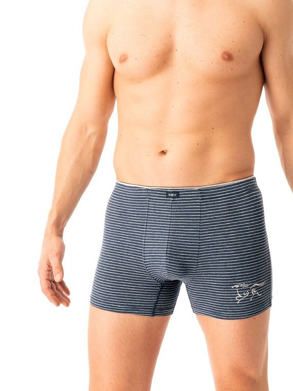 Key MXH 354 Herren-Boxershorts, Marineblau – Baumwolle, bequem und luftig