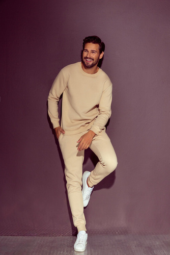 813 Indigo Herren Trainingsanzug von De Lafense - sand