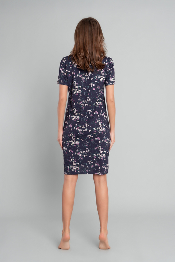 Evita kurzärmeliges Nachthemd Italian Fashion - Druck 