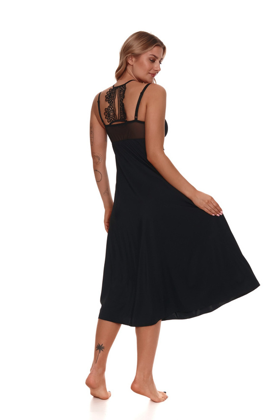 510 Big Lupoline Nachthemd - schwarz