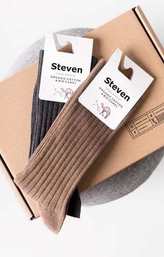 art.053 Herrensocken aus Bio-Baumwolle Steven – 001 beige