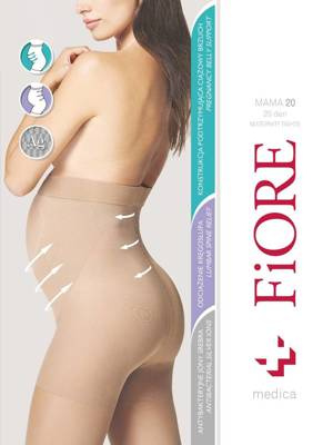 Rajstopy Mama M 5208 20den Fiore - natural