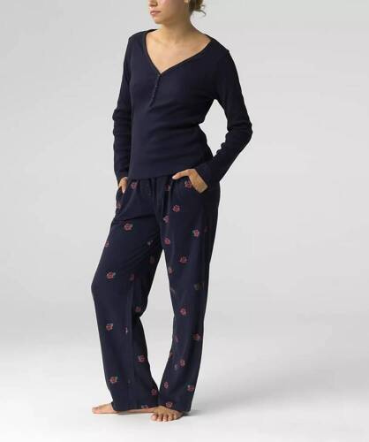 NLP-482 Damenpyjama Atlantic Marineblau