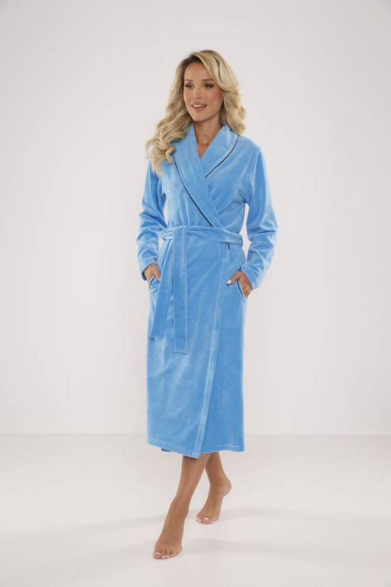 389 / 390 Lydie Damenbademantel Forex - blau