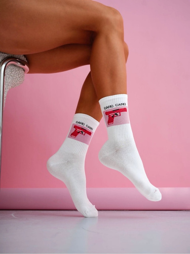 Gang Gang Milena 0200-226 Damen Baumwollsocken mit Print