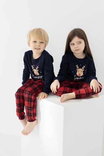 Nathan Kids Sensis Kinderpyjama – Marineblau