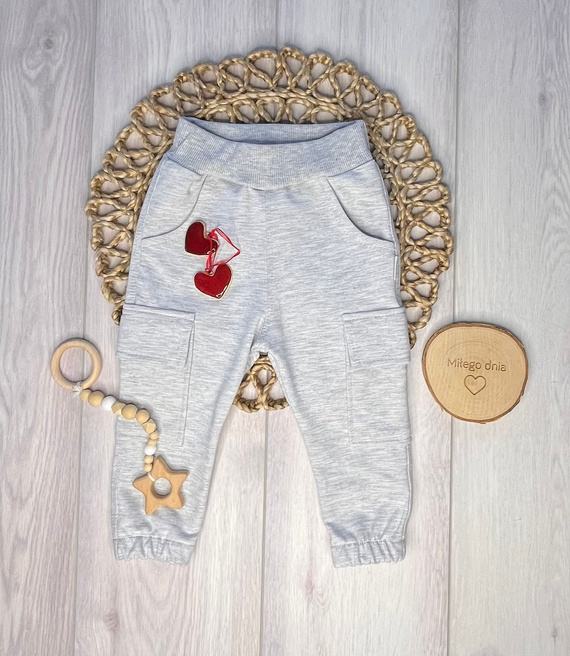 Kinder Jogginghose Mamatti SJ08 grau meliert – weich und bequem