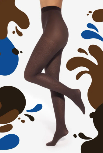 Wedel wz.02 Damenstrumpfhose 40 den Gatta - dunkle Schokolade