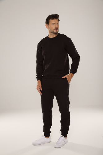 813 Indigo Herren Trainingsanzug von De Lafense - schwarz