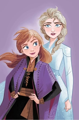 Frozen Frozen Anna Elsa Mikrofaserdecke Kinder kariert Jerry Fabrics