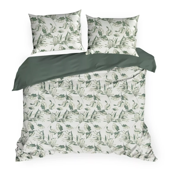 Bettwäsche Donna Design 91 Blumenmuster wendbar weich mit Reißverschluss