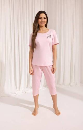687 Regina Damenpyjama – Rosa